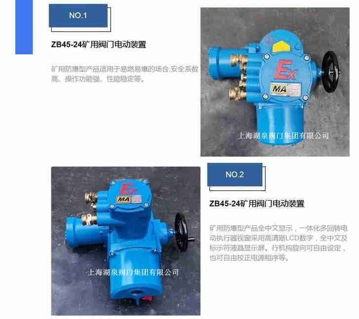 防爆型阀门电动装置说明书,技术条件